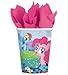 My Little Pony Friendship Party Supplies Pack Including Plates, Cups, Napkins and Tablecover - 16 Guests