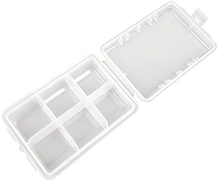 1x BOX002 Clear Beads Tackle Box Fishing Lure Jewelry Nail Art Small Parts Display Plastic transparent Case Storage Organizer Containers kisten boxen boite