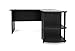 Ryan Rove Kristen Corner L-Shaped Computer Desk in Black