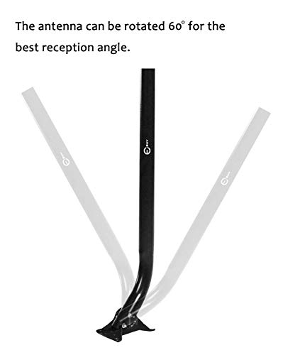 [2 Pack] Adjustable Attic Antenna Mount Pole, Esky Outdoor TV Antenna Universal Mount Brackets - Thumbnail 2