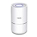 CISNO HEPA  Air Purifier, 3-in-1 True HEPA Filter, Smoke Dust Pet Dander Smell Remover, Home Bedroom Office Air Filtration, Quite and Optional Night Light, US-120V