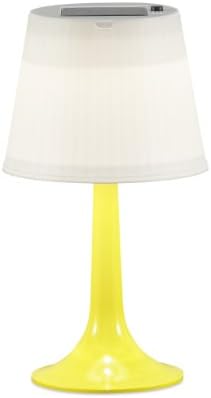 Konstsmide Assisi Solar LED Table Lamp - Yellow