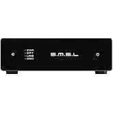 SMSL D1 Hi-Res Audio Dac,USB/Optical/Coaxial Input,RCA Output,ROHM BD34352EKV Chip,768kHz/32-bit Decoding,Compatible with Computers,Mobile Phones,DAC,TV,Earamplifiers,Power Amplifiers,Active Speakers