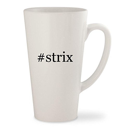 #strix - White Hashtag 17oz Ceramic Latte Mug Cup