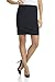 Rekucci Women's Ease Into Comfort Above The Knee Stretch Pencil Skirt 19 inch (X-Small, Black)