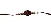 Set of Two Rudraksha Rakhi Thread. Raksha bandhan Gift for your Brother