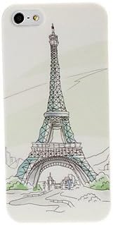 Eiffle Tower Pattern Plastic Hard Case for iPhone 5/5S