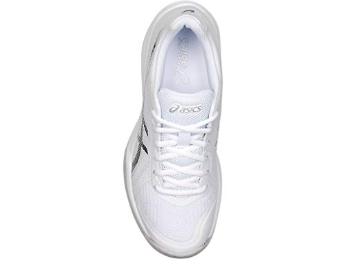 image for ASICS Women's Gel-Tactic 2 Volleyball Shoes, 10M, White/Silver, womens