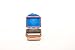 Kid Basix Safe Snacker Stainless Steel Lunchbox Container with Attached Lid, Blue, Small
