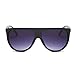 Sunglasses, Mchoice Fashion Unisex Vintage Shaded Lens Thin Glasses Fashion Aviator Mirror Lens Sunglasses (D)