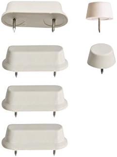 WC Seat| Support Stopper for Toilet Seat | Spacer for WC Glasses | Muffler | White | Plastic, 65127 1