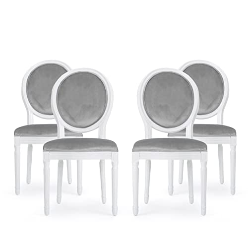Christopher Knight Home Gabrielle Contemporary Velvet Dining Chairs (Set of 4),…