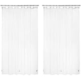 AmazerBath 2 Pack Thin Shower Curtain Liners, 72