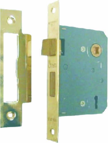 75mm (3") NP 3 Lever Mortice Sash lock, Various