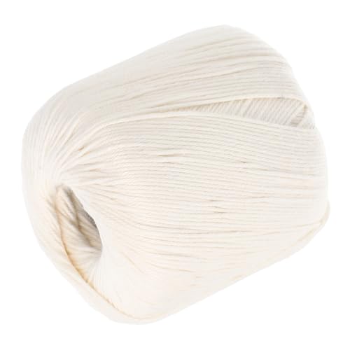 COOLHIYA Multi-Function Cotton Yarn for Crocheting and Knitting Soft Skin-Friendly Thread for DIY Home Decor Jewelry Making and Crafting Professional Knitting Supplies