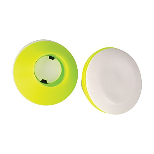 HealthSmart Walker Glides, Walker Glide Caps, Walker Slides, Green, 2 Count