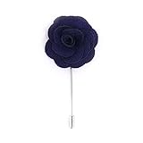 The Ideal Company Men's Flower Cotton Lapel Pin One Size Blue