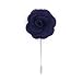 The Ideal Company Men's Flower Cotton Lapel Pin One Size Blue