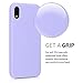 kwmobile Case Compatible with Apple iPhone XR Case - TPU Silicone Phone Cover with Soft Finish - Lavender