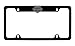 Harley-Davidson Flat Matte Black License Plate Frame Holder With 3D Bar & Shield