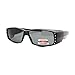 Polarized Fit Over Glasses Sunglasses Womens Rhinestone Rectangular Black