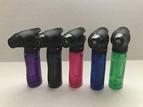 10 Piece Torch Lighter Windproof Refillable Lighter Butane MK