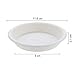 T4U 3.5 inch Plastic Garden Flower Planter Pot Saucer Trays Round for Holding Water Drips and Soil (Grey, Set of 10), Pallet Base Container for Holding Cactus Herb Indoor Outdoor Gardening