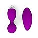 RZWD Mini Vibrating Egg, Waterproof Vibrator - Remote Vibration Massager 10 Vibration, Ladies Vibrator and Rabbit Vibrator (HY2-Purple)