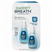 Sweet Breath Twin Drop, Peppermint, 2 ea