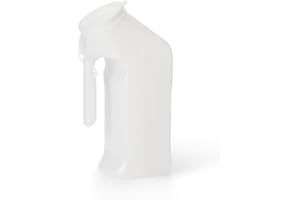 Box of 3 Medegen Translucent Male Urinal 1 Quart 1 oz. / 25 mL Graduations