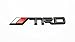 3D TRD Black Plastic Logo Emblem Sticker Decal Badge Trunk