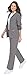 Landau Scrub Zone Relaxed Fit 2-Pocket Snap-Front Scrub Jacket for Women 75221 Steel Grey MED