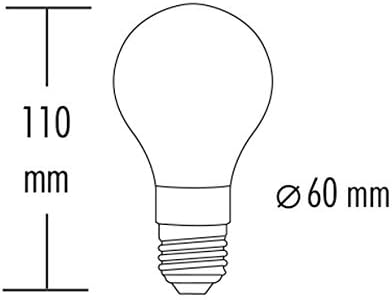 greenandco 8X Decorative LED Vintage Light Bulb, E27 A60 Amber, 8 Count (Pack of 1) - Image 4