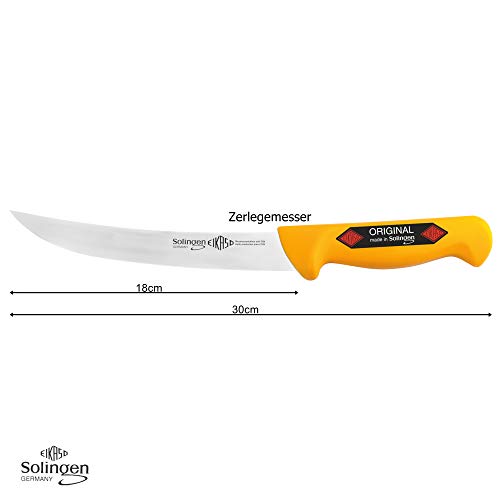 EIKASO Solingen Germany 7-Teiliges Profi Messer Set, geeignet als Metzgermesser, Fleischermesser, Schlachtermesser, Ausbeinmesser & Kochmesser – Bild 6