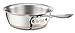 All-Clad 6211 SS Copper Core 5-Ply Bonded Dishwasher Safe Saucier Pan without Lid / Cookware, 1-Quart, Silver