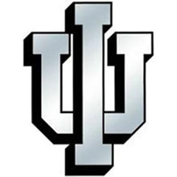 NCAA Indiana Hoosiers Chrome Automobile Emblem