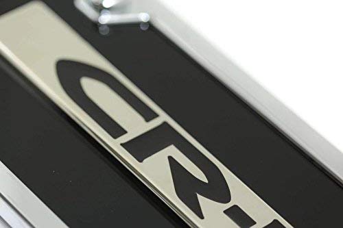 Honda CR-V CRV Name Mini ACRYLIC Front License Plate Novelty Black Gloss - Genuine (Certified Refurbished)