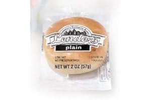 Pinnacle Foods Lenders Plain Sliced Bagel, 2 Ounce - 72 per case.