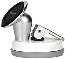 Hodi Magnetic Suction Cup, for 4-7 Inches Smartphone, Rubber Vaccum Car / Wall Mount, Powerful suction, Aluminum Alloy, 540 Degrees Rotation For iPhone, Samsung, HTC, HUAWEI, and More. White