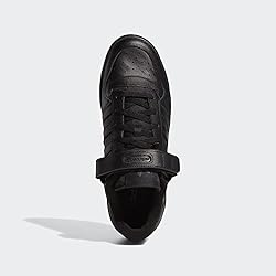 adidas Men's Forum Low Sneaker, Black/Black/Black, 11