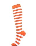 10STAR11 Women's Colorful Sexy Striped Knee High Socks