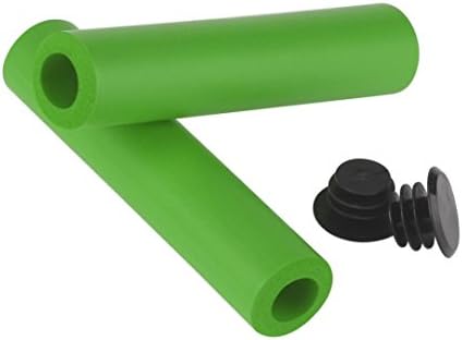 Handlebar Grips,Swizze 2PC Bike Girps Ultralight Silicone Material Handlebars MTB Road Mountain Bike Bicycle Handlebar (Green)