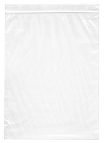 100 Poly Bag Zipper Resealable Plastic Shipping Bags 6" x 9"