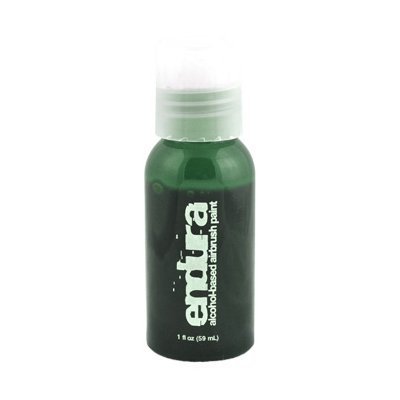 1 oz Green Endura Ink Alcohol Based Airbrush Makeup by European Body Art