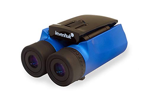 Levenhuk Rainbow 8x25 Blue Wave Binoculars for Traveling, Hiking, Bird Watching, Theater and Sport Events, Ideal for Kids and Adults (Ultra Lightweight - 9.88 oz)