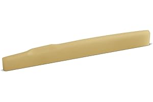 MACNICHOL GUITARS Unbleached Bone Saddle – Fits Many Post-2000 Gibson® Guitars with Undersaddle Pickup – 10 mm - 12 Inch Radius