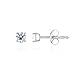 Lavishe Rhodium Plated 925 Sterling Silver 4 Prong Cubic Zirconia Stud Earrings for Women, Hypoallergenic, Size 3mm