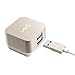 X2, 2Port USB Wall Charger, Rapid charging [Smart IC Technology][3.4A] 2-Port Foldable Travel Wall Charger with Quick charge - Rose Gold (LABC-594-RG)