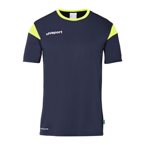 uhlsport Unisex Squad 27 Kurzarm Trikot, Marine/Fluo Gelb, S EU