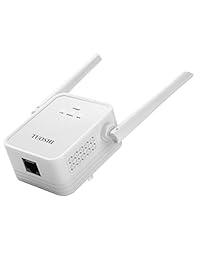 Extensor de alcance WiFi, TUOSHI 300 Mbps amplificador de señal inalámbrica, repetidor WiFi punto de acceso enrutador con doble antena externa